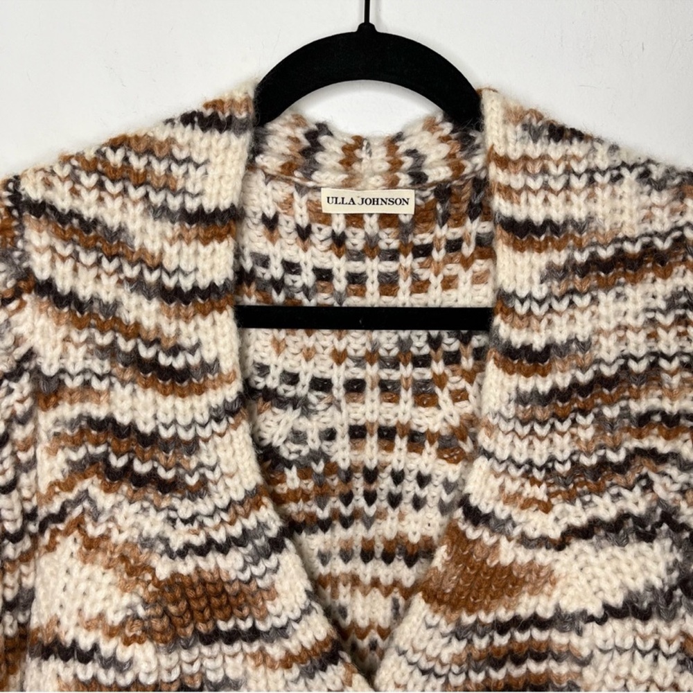 ULLA JOHNSON Greta Cardigan in Tapir - Picture 6 of 11